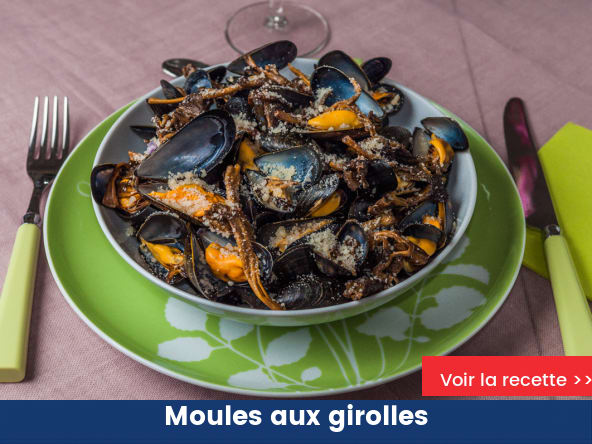 Moules aux girolles